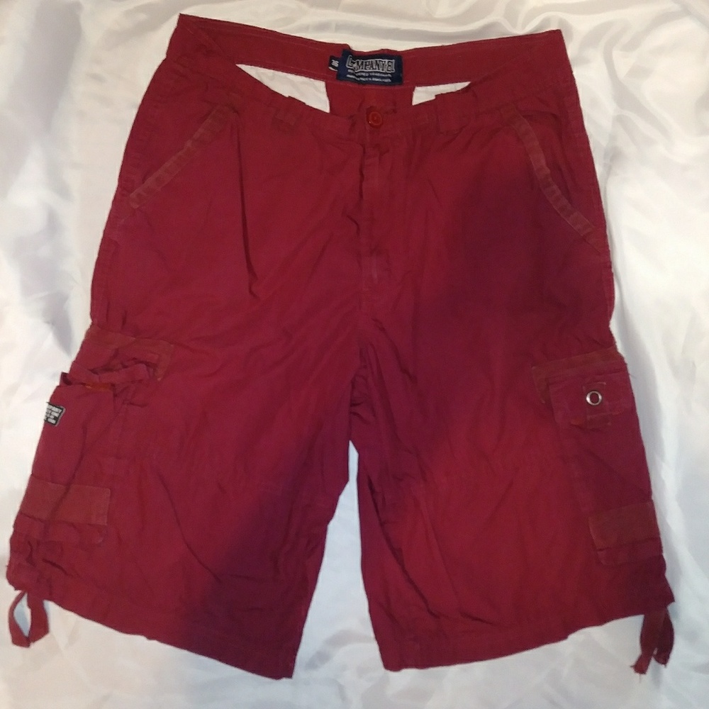 Company81 Maroon Cargo Shorts